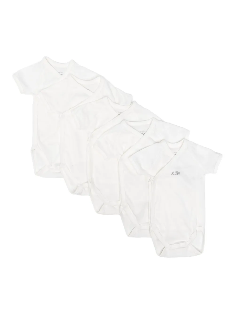 

Боди с запахом (упаковка из пяти штук) Petit Bateau, белый