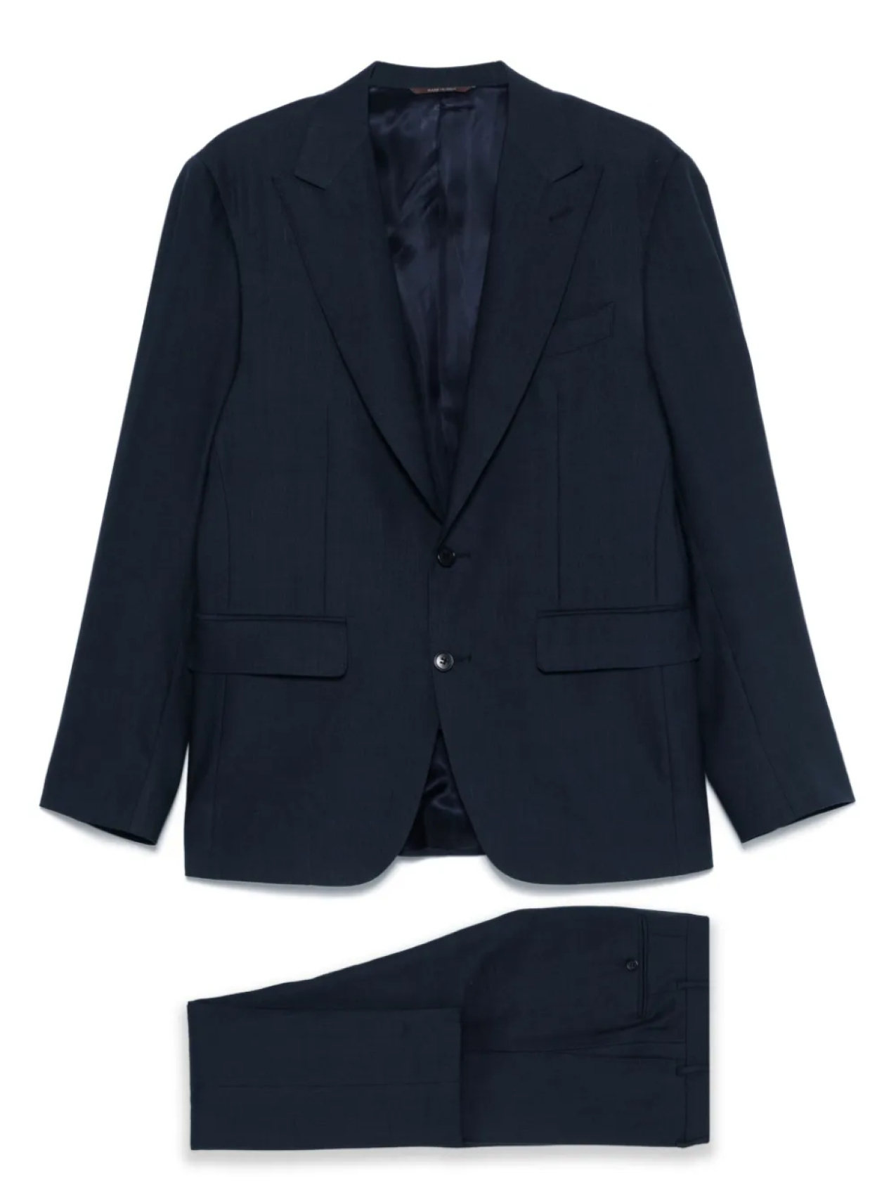 

Canali костюм с однобортным пиджаком, синий