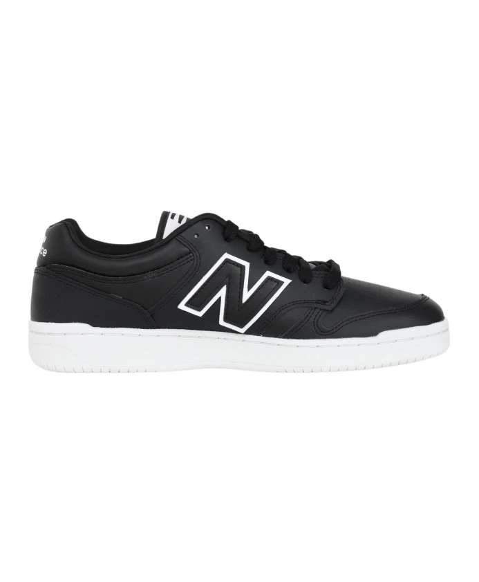 И кожаные кроссовки New Balance, черный — фото 3