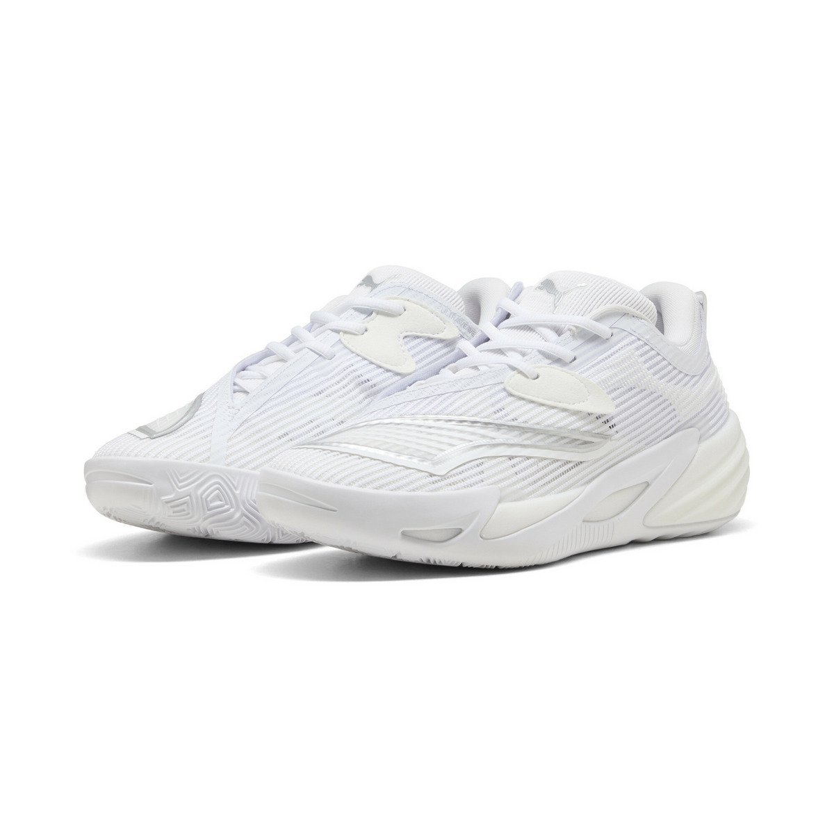 Мужские баскетбольные кроссовки All-Pro Nitro 2 Puma, PUMA White-Blue — фото 2