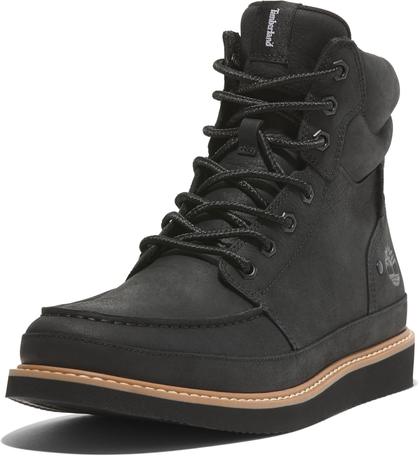 

Timberland мужские ботинки Newmarket Mid на шнуровке, Black Full Grain