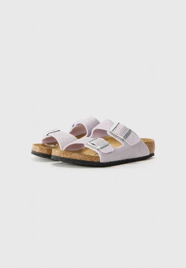 Сандалии унисекс arizona Birkenstock, Shiny Glitter Purple — фото 2