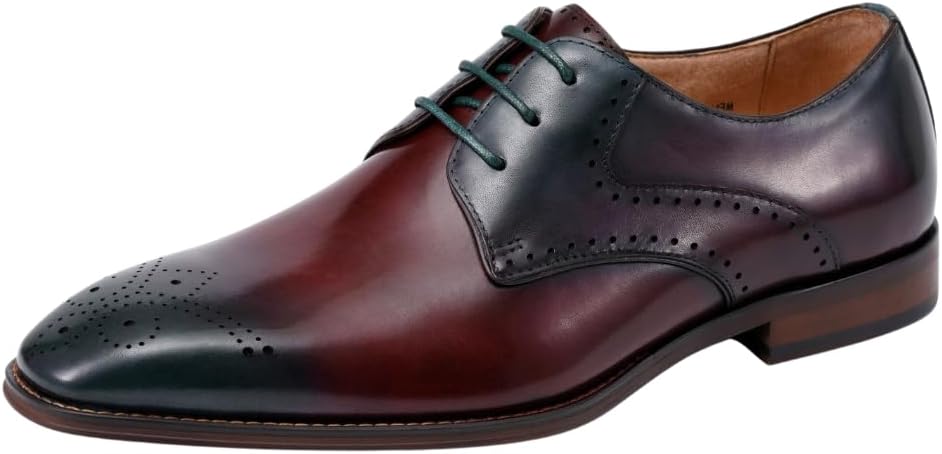 

Мужские туфли Asher Green AG114 из натуральной кожи, оксфорды, с носком типа кап, на шнуровке, броги - бирюзовые, светло-коричневые, коричневые, зеленые, серые