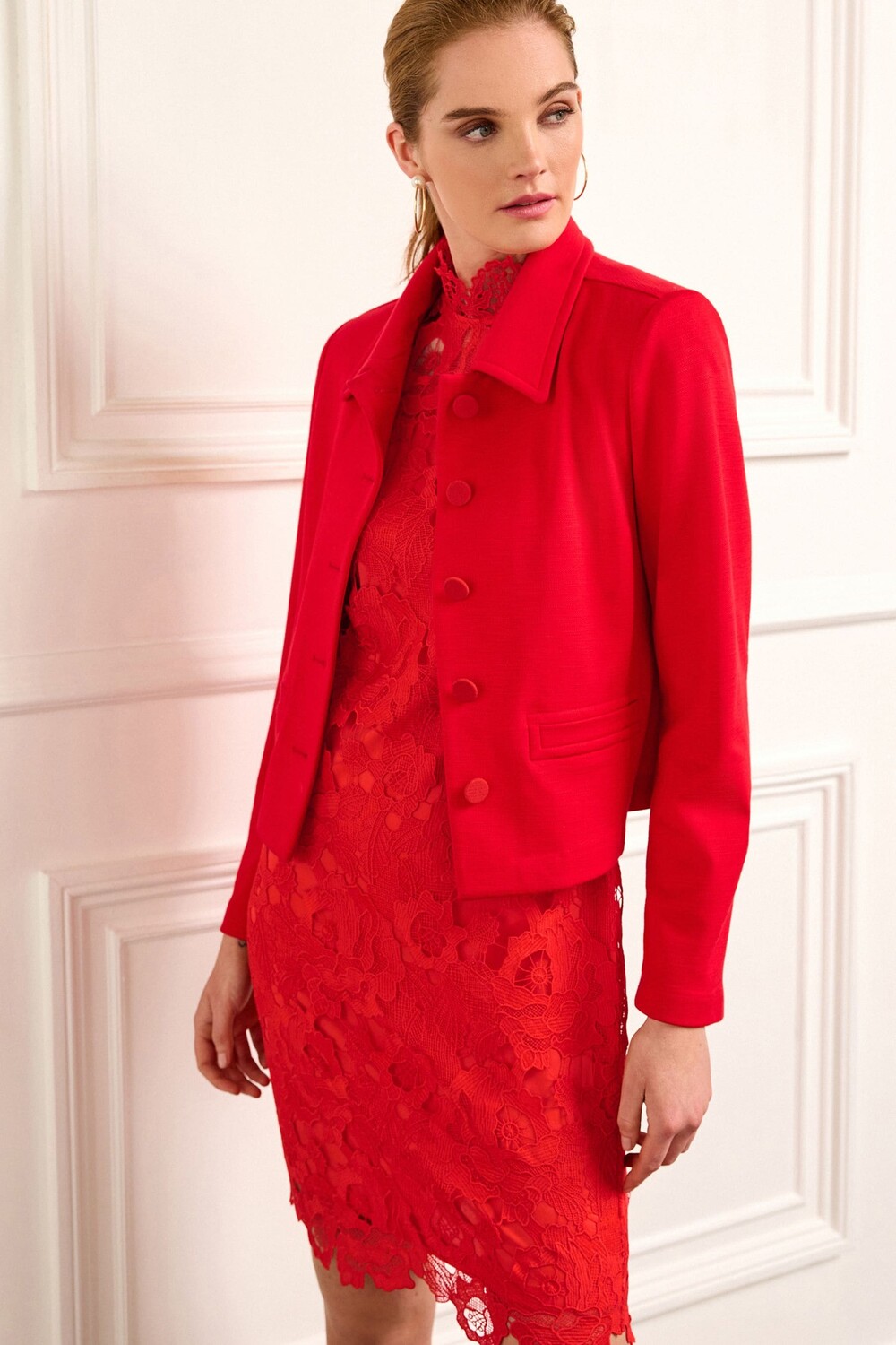 

Короткая куртка-понте Next, красный