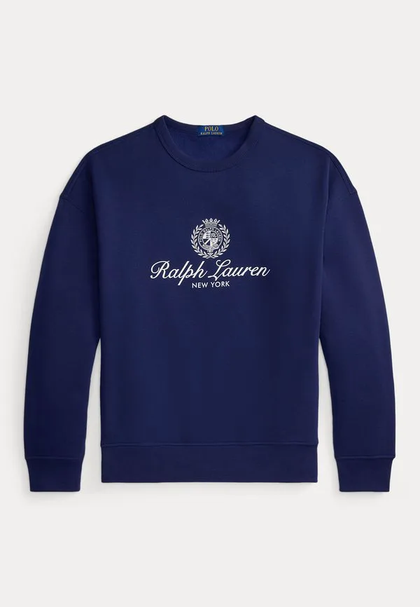 Свободная флисовая толстовка с графическим принтом Polo Ralph Lauren, Newport Navy — фото 4