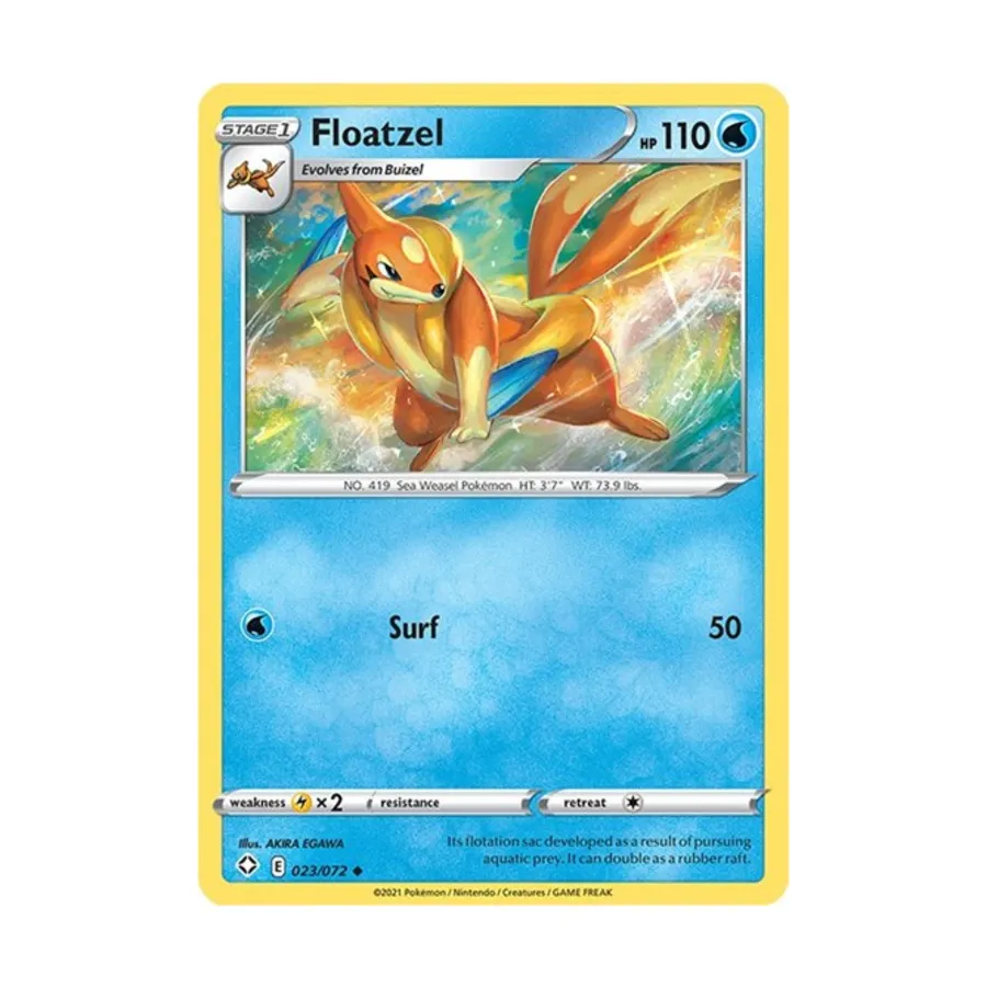 

CCG Флотцель (U) #023/072, Pokemon - Shining Fates - Singles