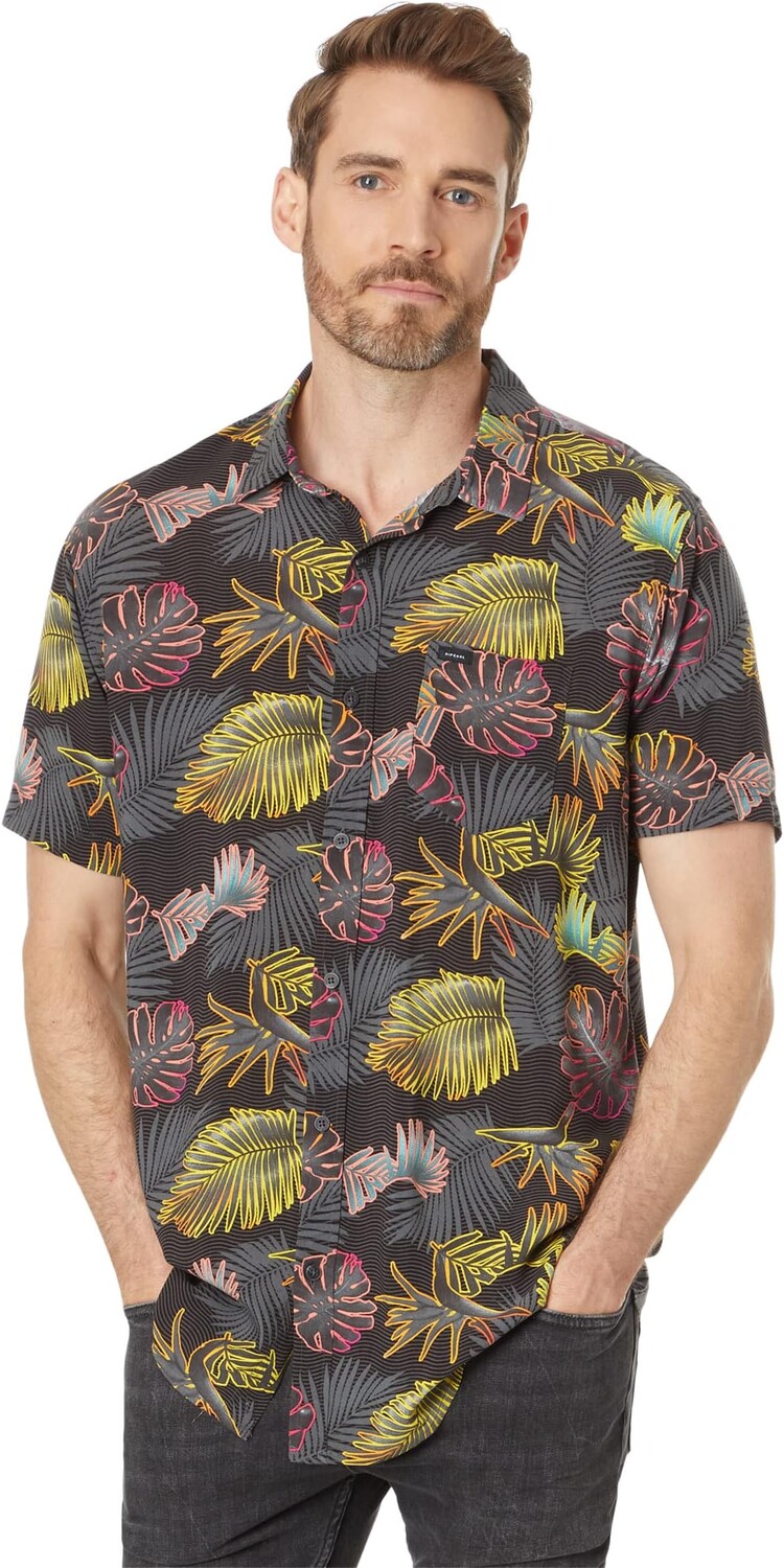 

Рубашка Rip Curl Tropical Daze Short Sleeve Woven, черный