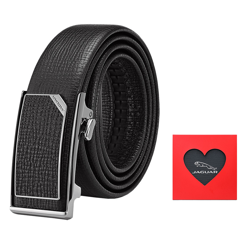 

JAGUAR Кожаный ремень мужской, Black-Valentine's Day Box Limited Edition