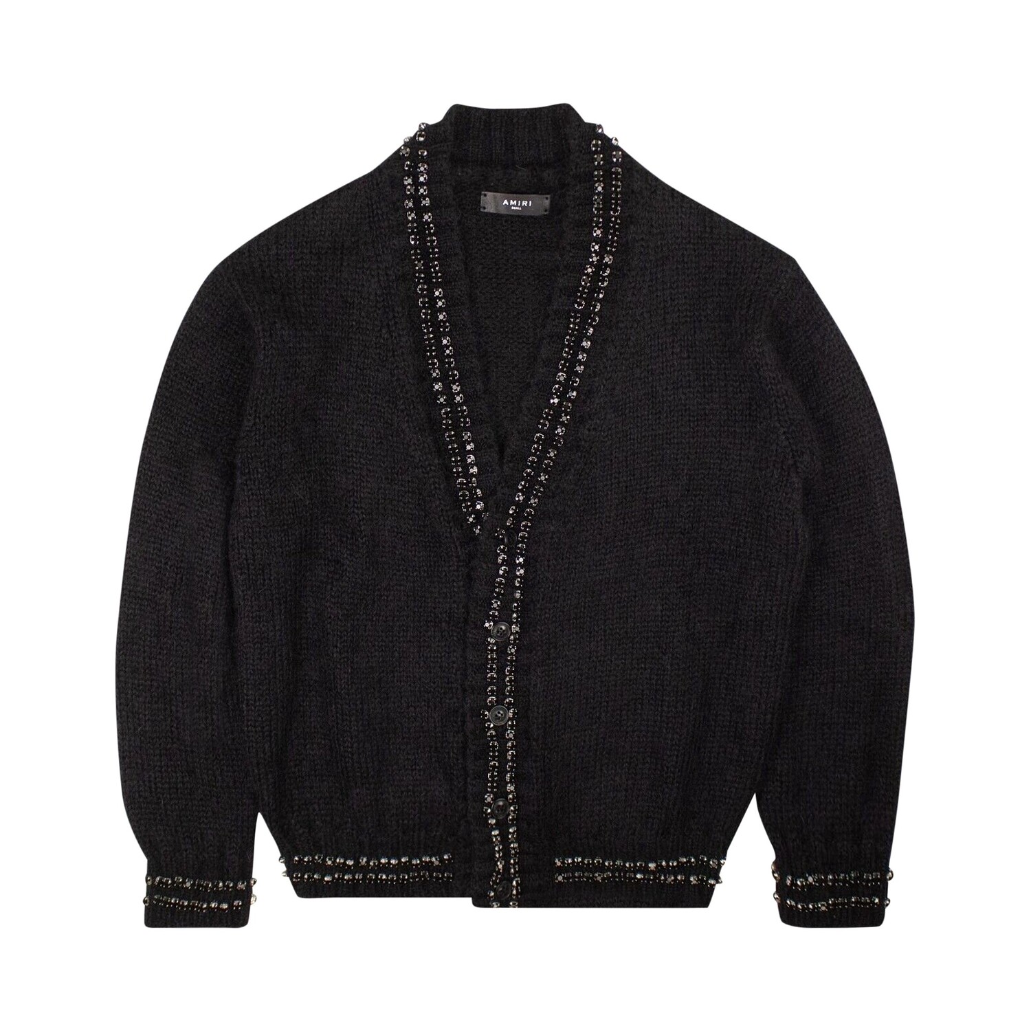 

Кардиган из мохера с украшением Amiri, цвет Черный