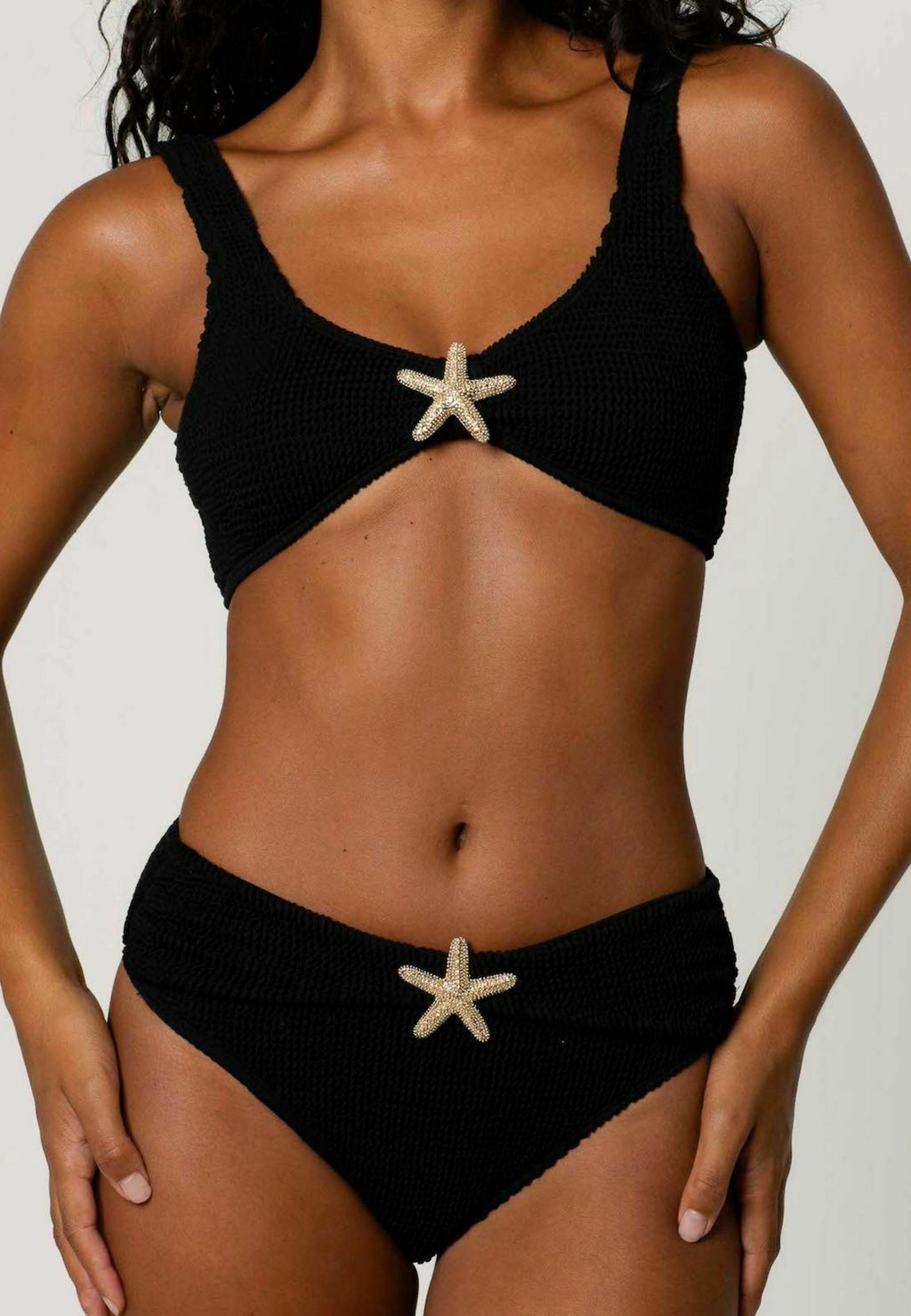 

Плавки бикини STARFISH SCRUNCH Moda Minx, черный