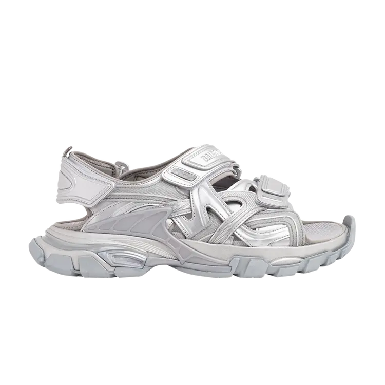 

Кроссовки Balenciaga Track Sandal, серебряный, Серый, Кроссовки Balenciaga Track Sandal, серебряный