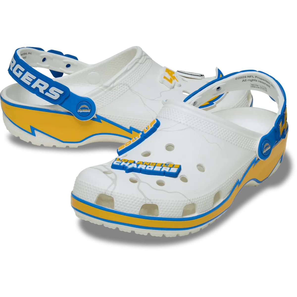 Классические сабо NFL Los Angeles Chargers Crocs, Multi — фото 2