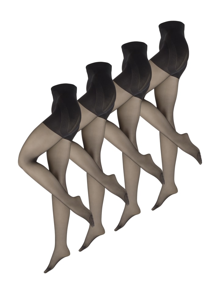 

Nur Die Леггинсы Goodbye Run-Resistant Tights Shape 20 DEN черного цвета