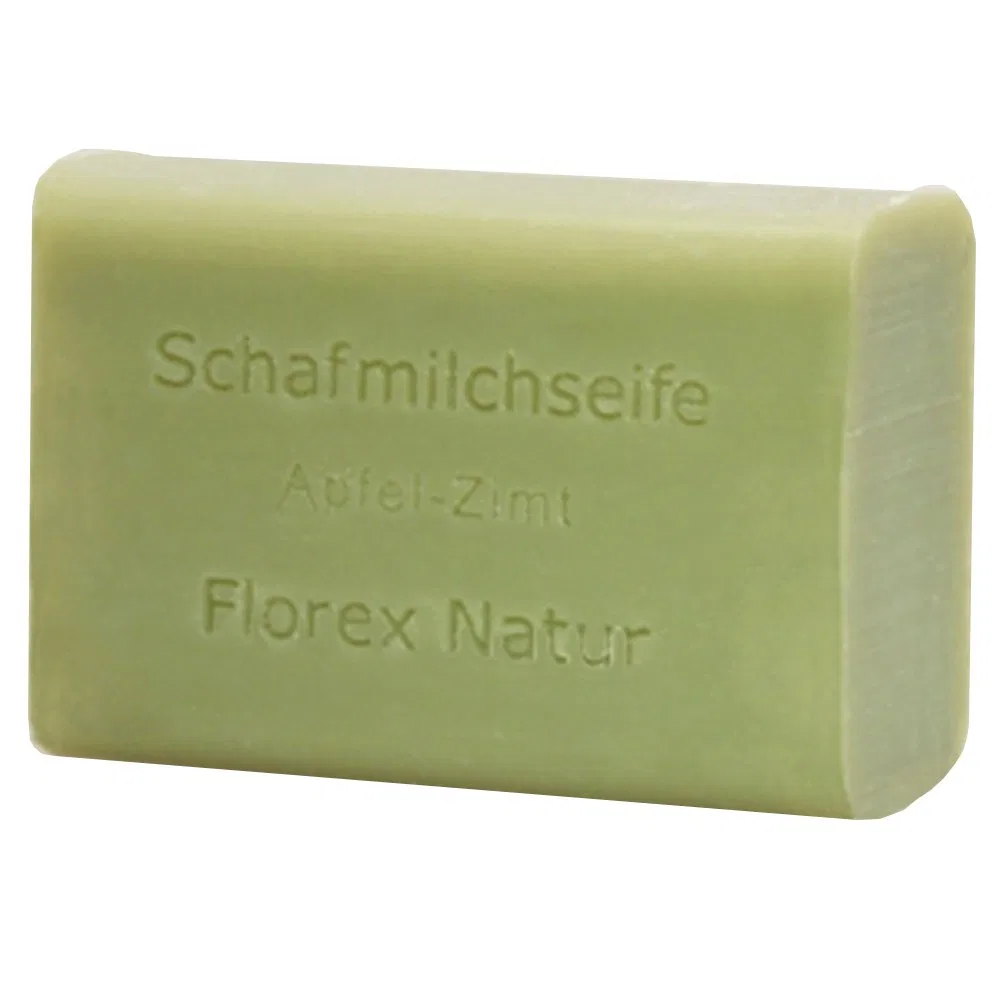 Мыло из овечьего молока с ароматом яблока и корицы Florex Schafmilchseife