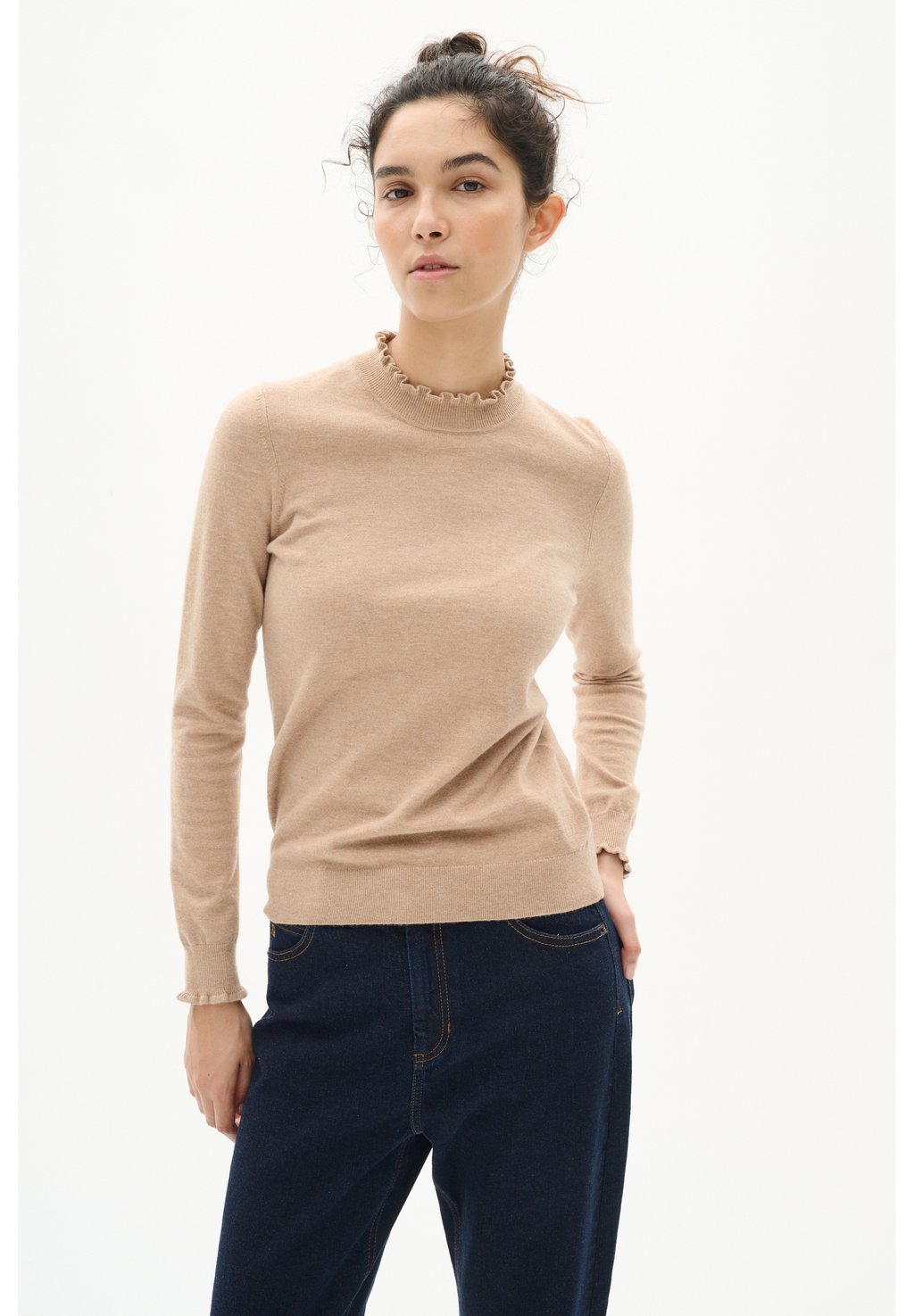 

Джемпер WILEYIW HIGH NECK InWear, бежевый
