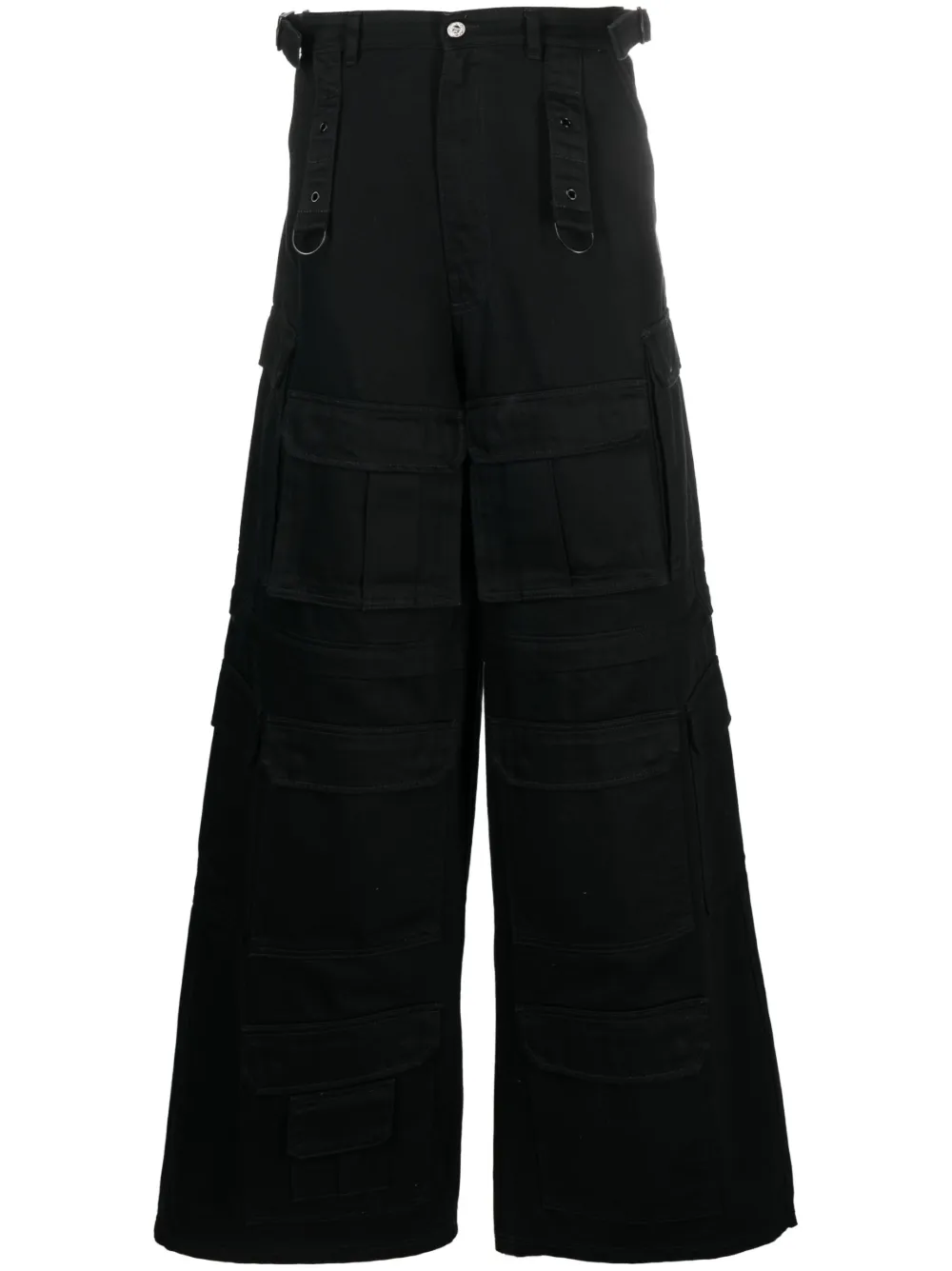 

Широкие брюки карго VETEMENTS, черный