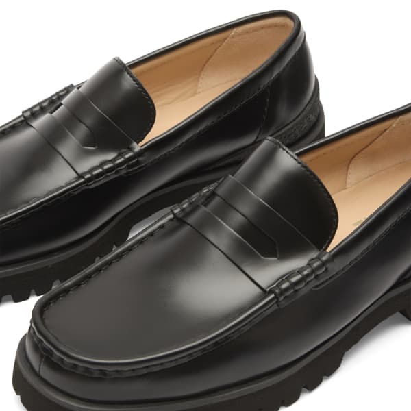 Юконерские лоферы Clarks Originals, черный leather — фото 3