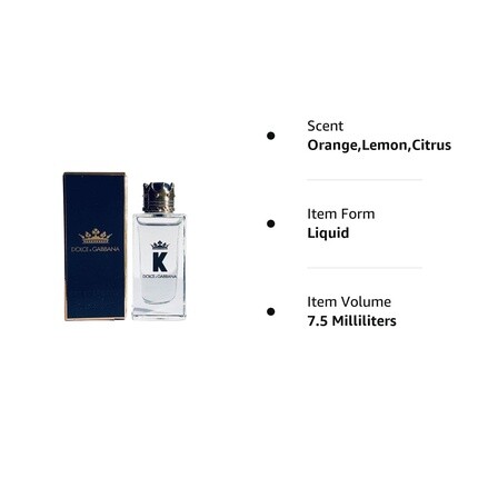 Мужская туалетная вода Dolce & Gabbana K Eau De Toilette For Men 0.25oz — фото 2