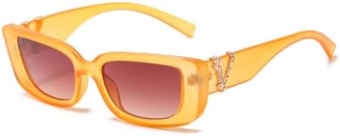 

Солнцезащитные очки в стиле ретро с кошачьей оправой для женщин и мужчин, модные прямоугольные солнцезащитные очки с металлическими шарнирами, защита от ультрафиолета UV400 MTZJH, C3