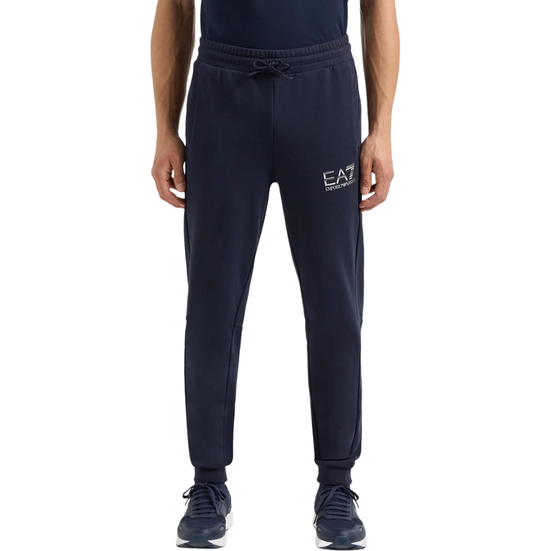 EMPORIO ARMANI Брюки повседневные мужские темно-синие EA7 SS24 — фото 4