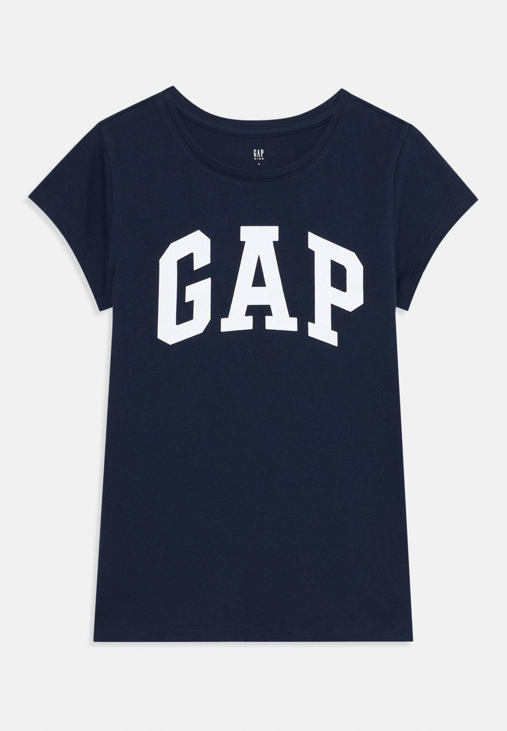 

Футболка с принтом VALUE LOGO TEE GIRLS GAP, темно-синий