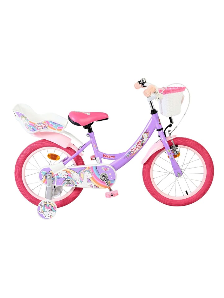 

Volare Детский велосипед «Единорог», 16 дюймов, фиолетовый