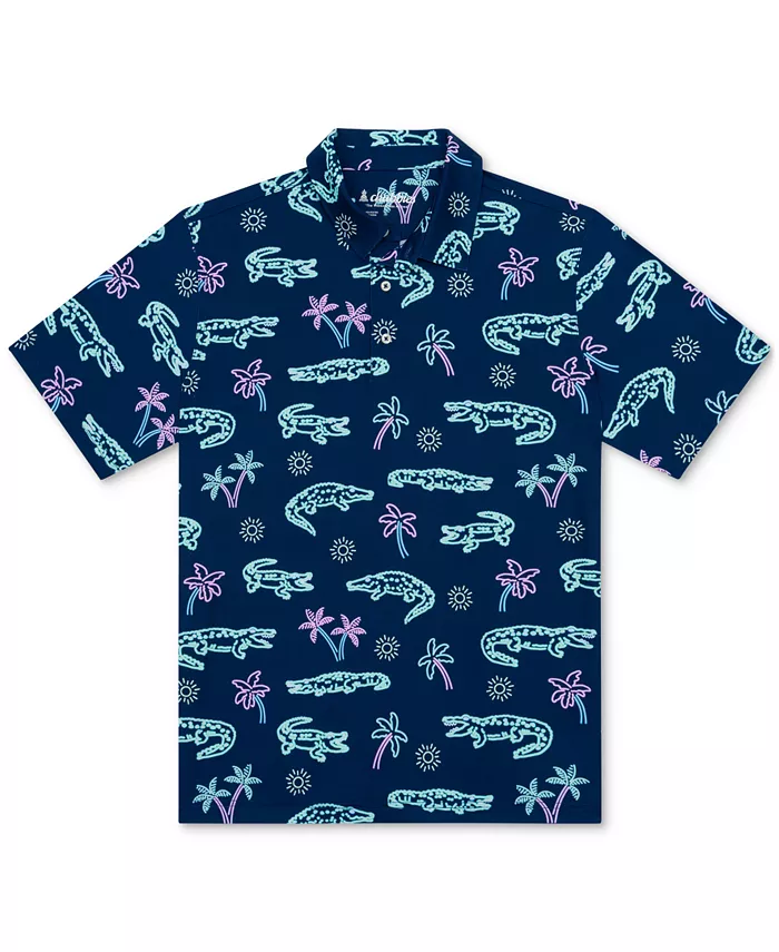 

Мужская поло The Neon Glade Performance Polo 2.0 Chubbies, синий