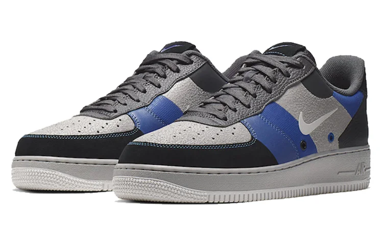Кроссовки Nike Air Force 1 Low Atmosphere Grey Game Royal — фото 3
