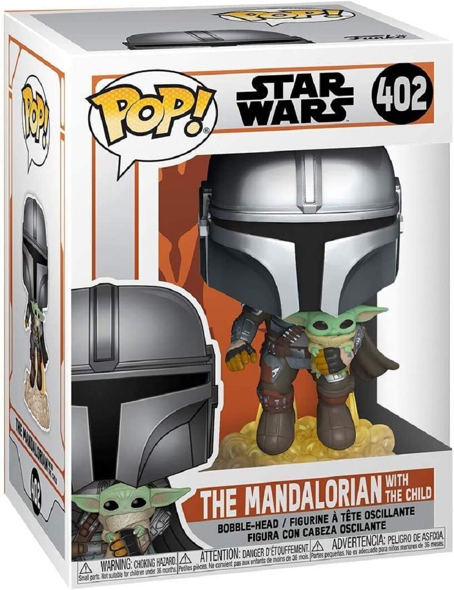 

Фигурка Funko POP! Star Wars: The Mandalorian - Din Djarrin Flying with Grogu