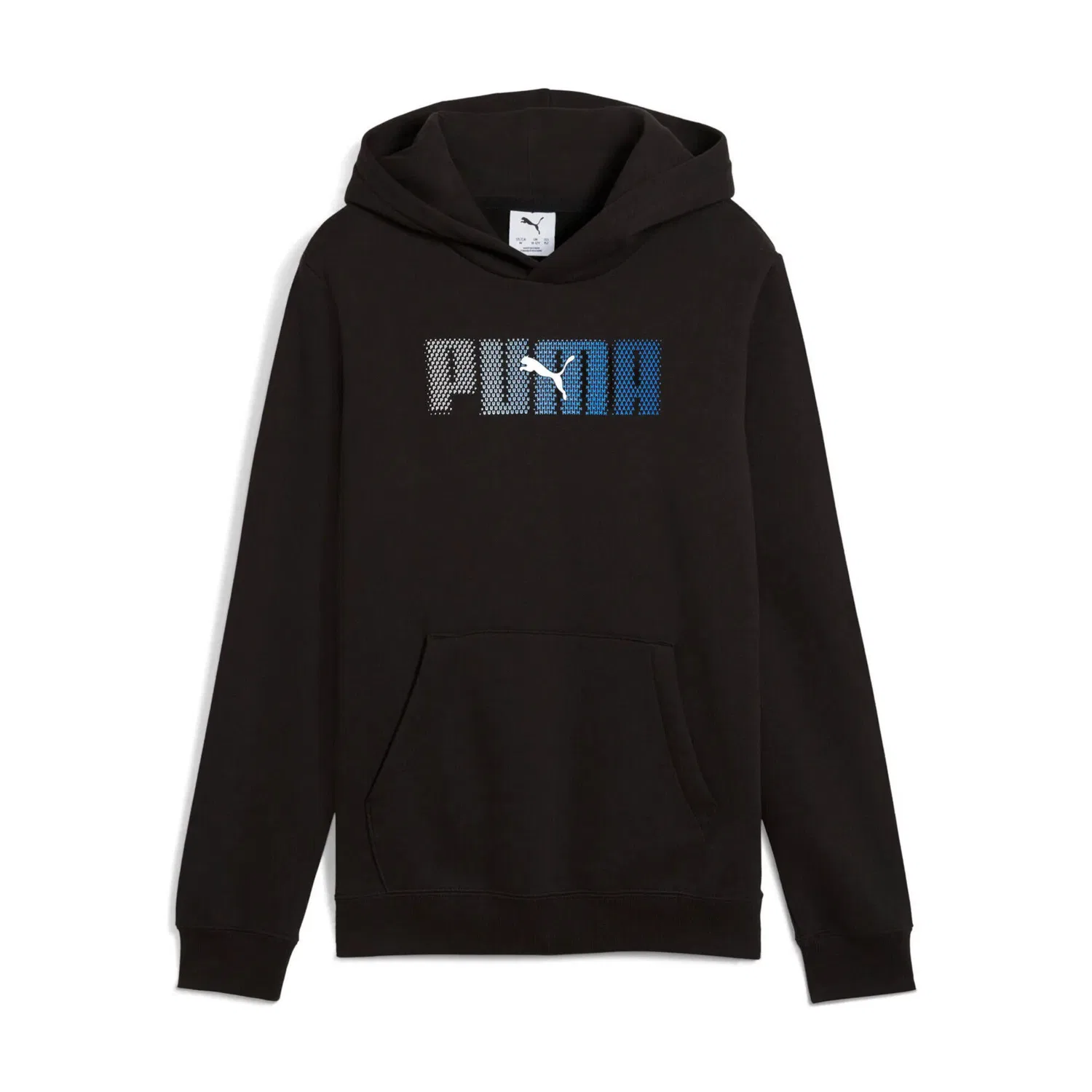 Детское худи с принтом ESS LOGO LAB Puma, Черный