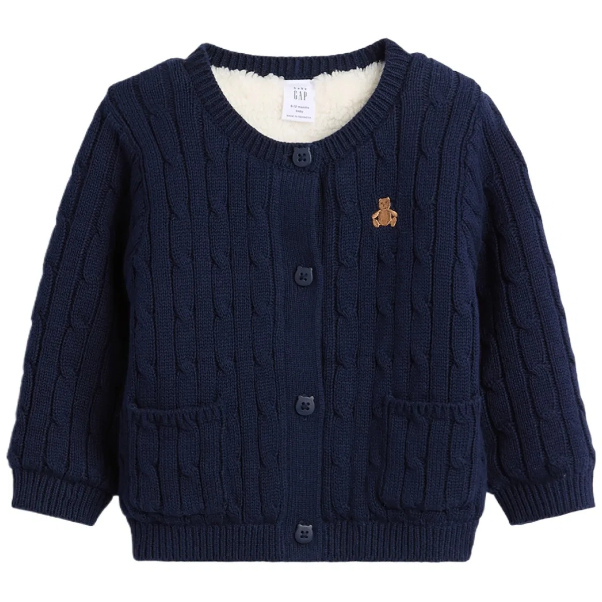 Детский свитер для мальчиков утепленный GAP, Navy Blue