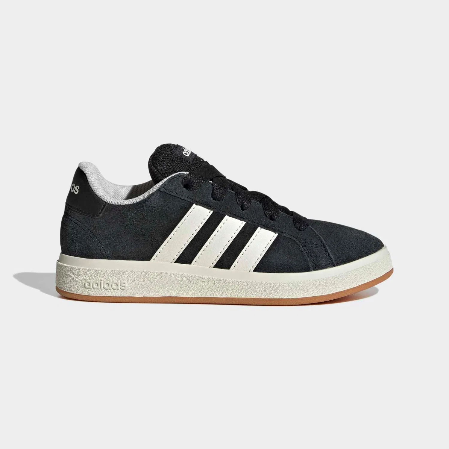 Детские кроссовки с замшевым верхом Grand Court 00 Base Adidas, Schwarz Weiss