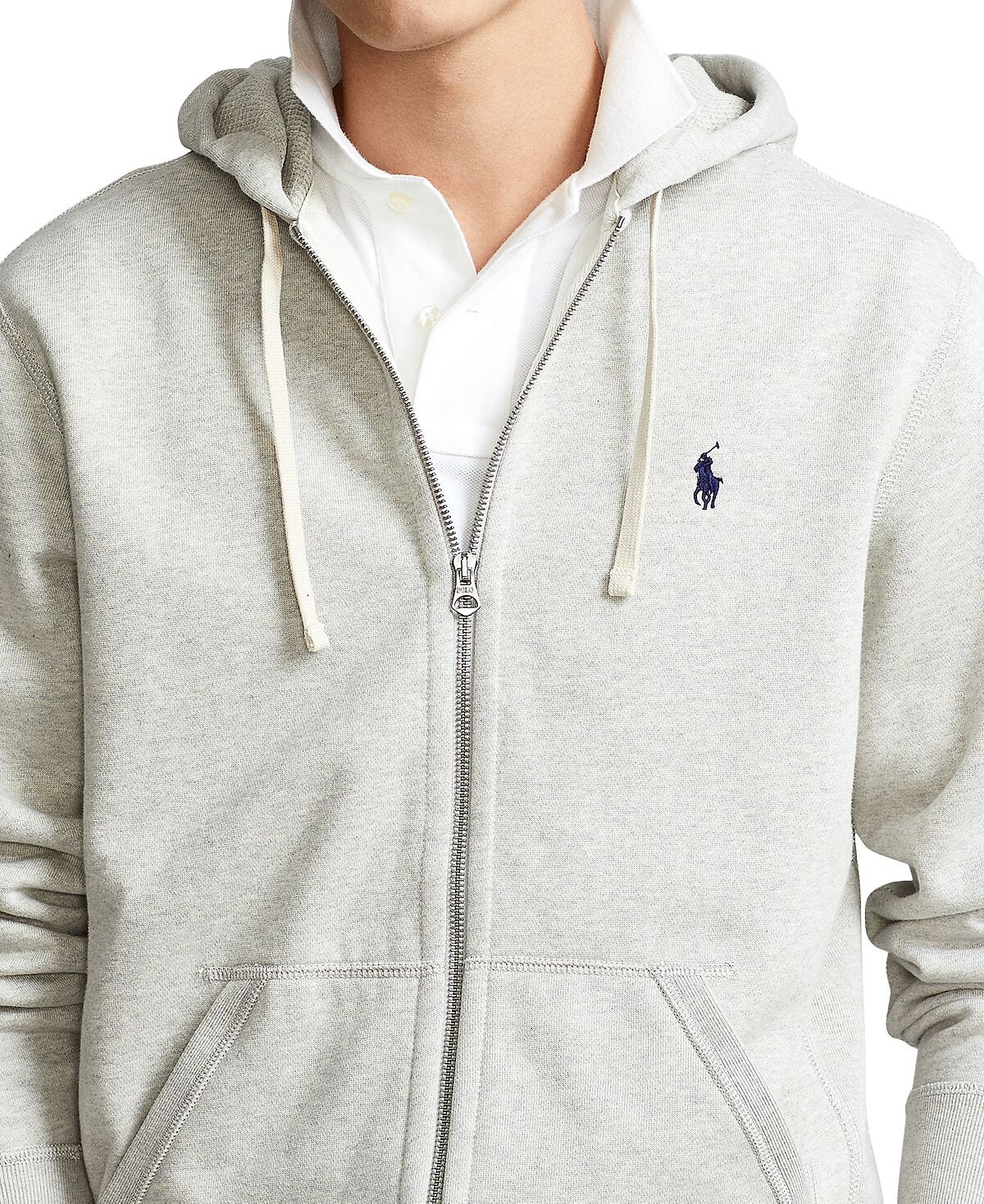 Мужская флисовая толстовка с капюшоном Polo Ralph Lauren — фото 4