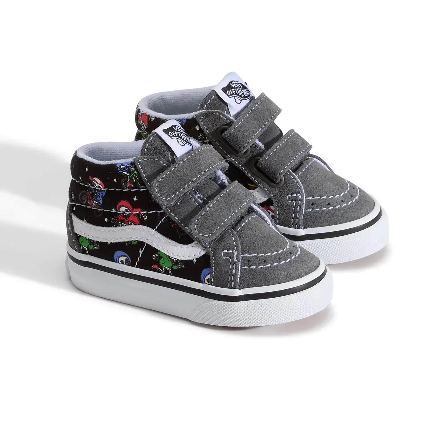 Кроссовки, Casual Bebés SK8-Mid Reissue V, Vans, Gris Piedra — фото 2