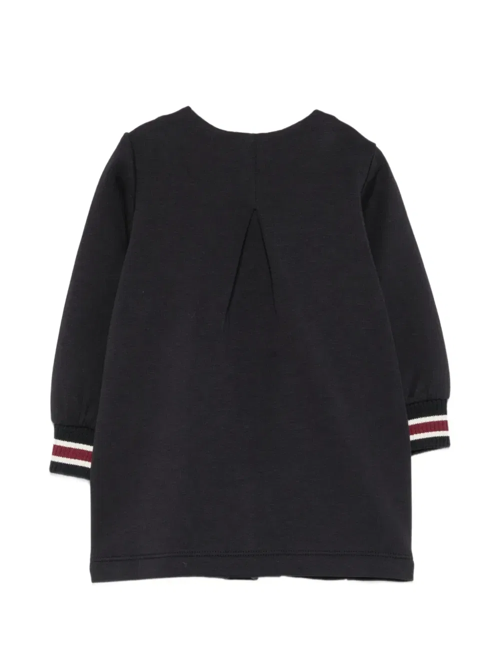 Плиссированное платье с нашивкой-логотипом Emporio Armani Kids, черный — фото 2