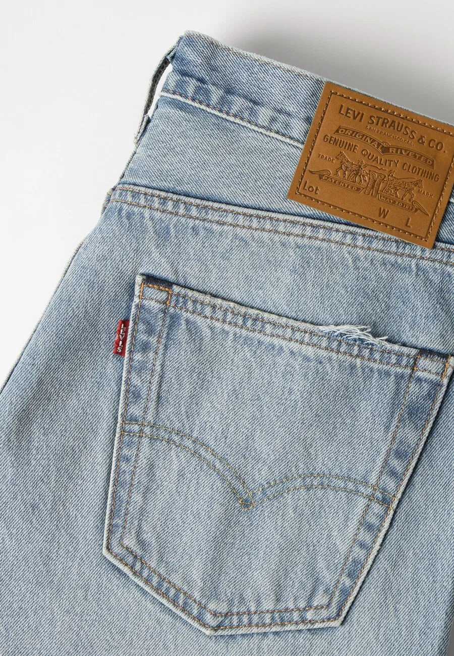 Джинсы LEVI'S свободного кроя '568 Loose Straight' синего цвета — фото 4