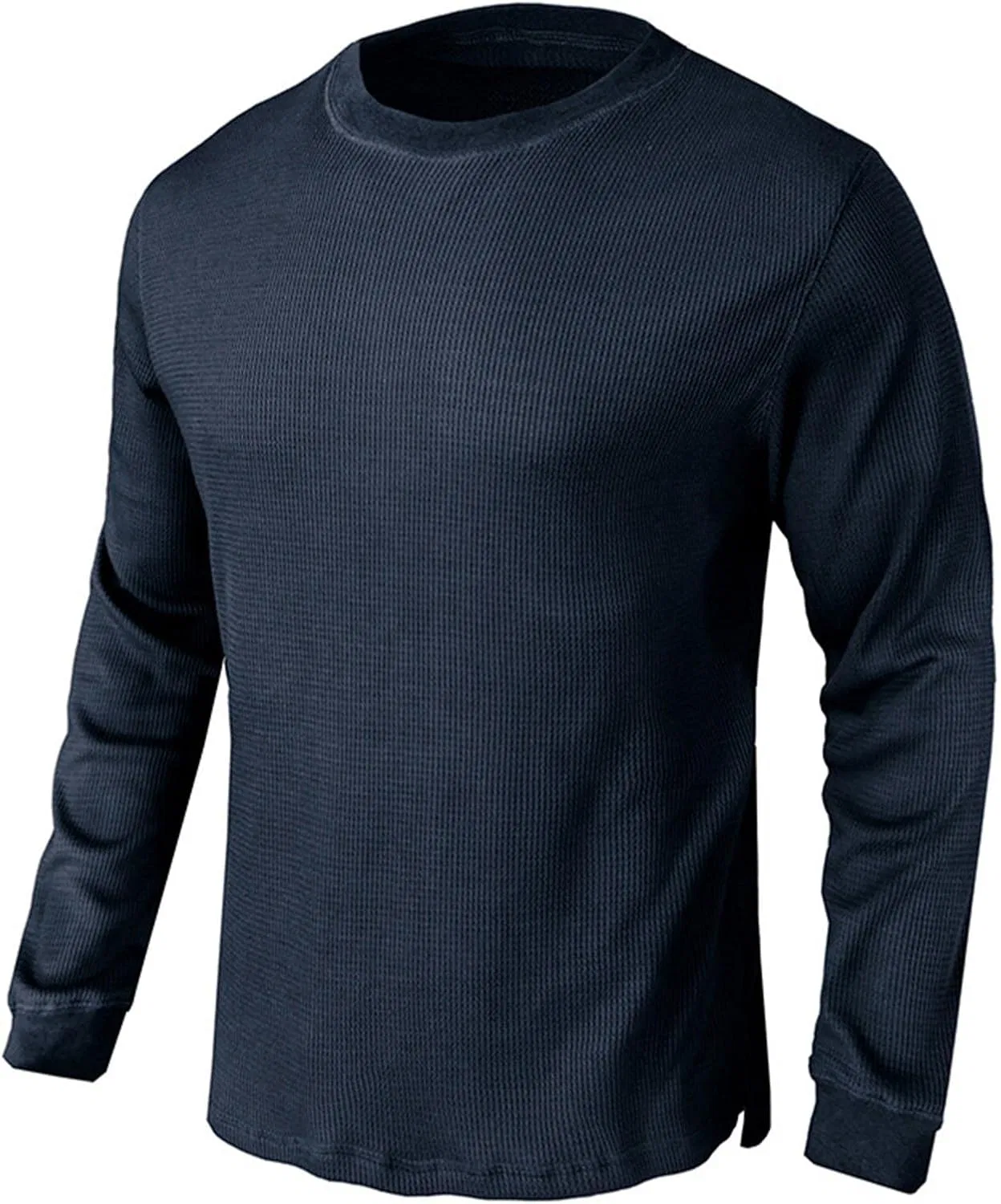 Мужская длинная футболка для бега Athletic Workout Slim Fit, Blue — фото 3