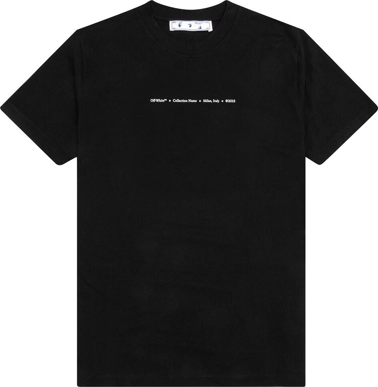 

Футболка Off-White Tornado Arrow Slim Tee 'Black/Multicolor', черный