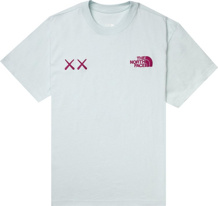 

Футболка The North Face x KAWS Short-Sleeve Tee 'Ice Blue', синий