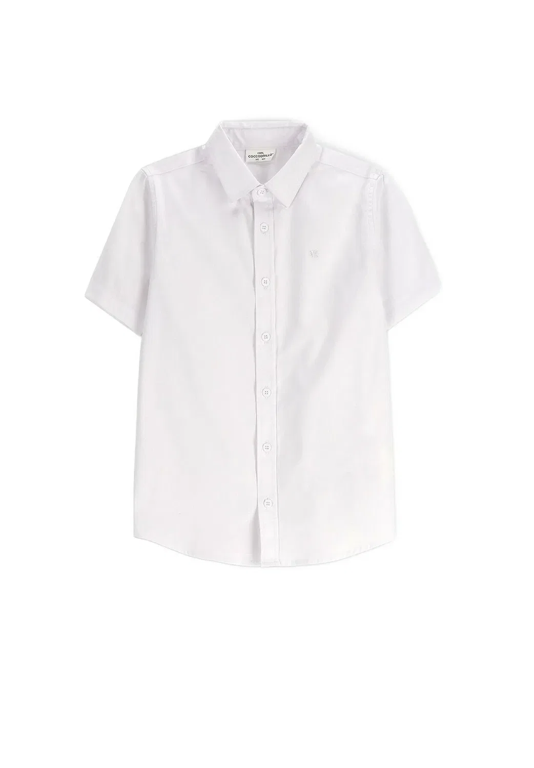 Koszula z krótkim rękawem (m-xcx136201ejb-001-092) - рубашка Coccodrillo, Biały
