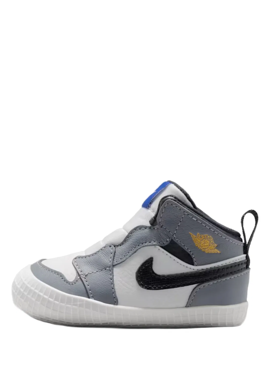 Кроссовки Nike Jordan 1, черно-серый — фото 2