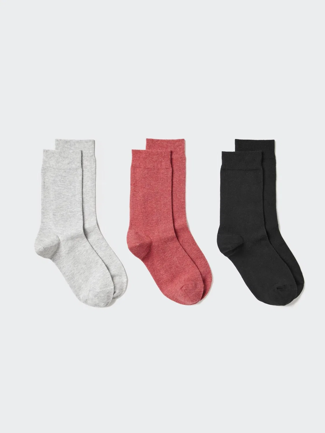 Носки Uniqlo, базовые, серый