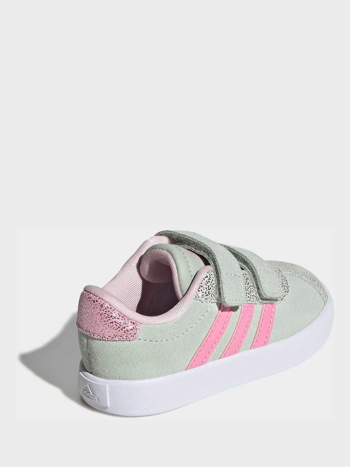 Кроссовки детские adidas VL Court 3.0, зеленый — фото 3