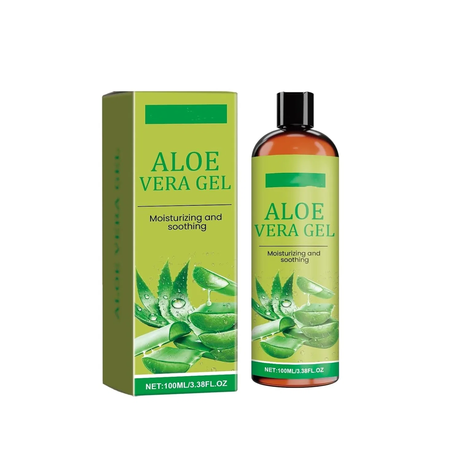 Гель для лица и тела Organic Aloe Gel, Generisch, 100 мл, Green