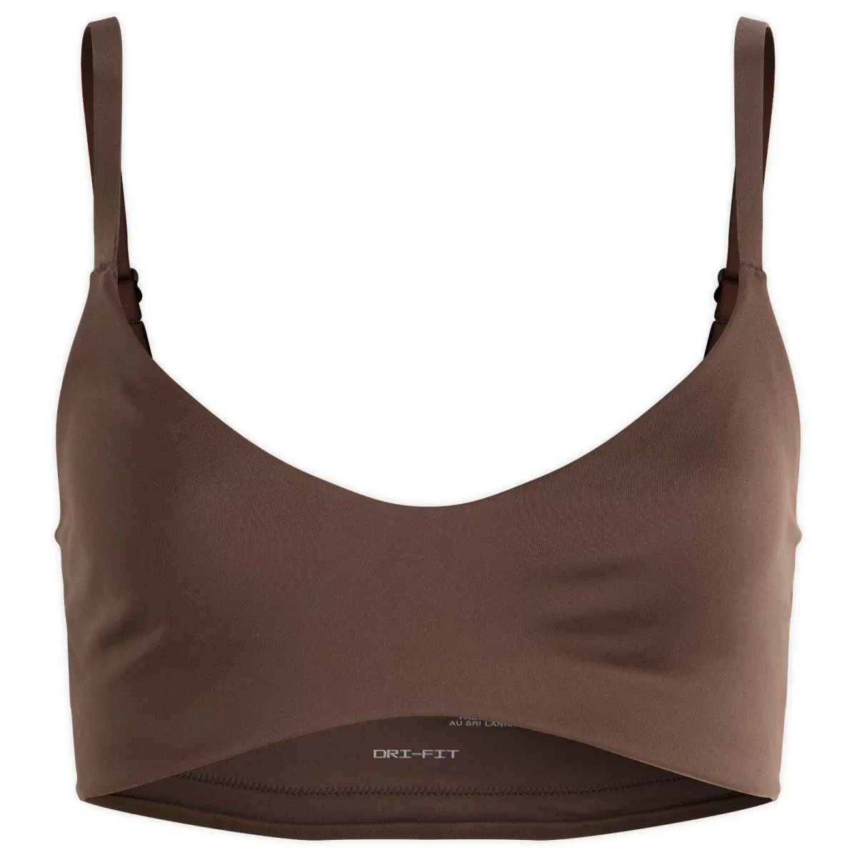Бюстгальтер с легкой поддержкой X Skims Matte Micro Scoop Bra Nike, Dark Sepia