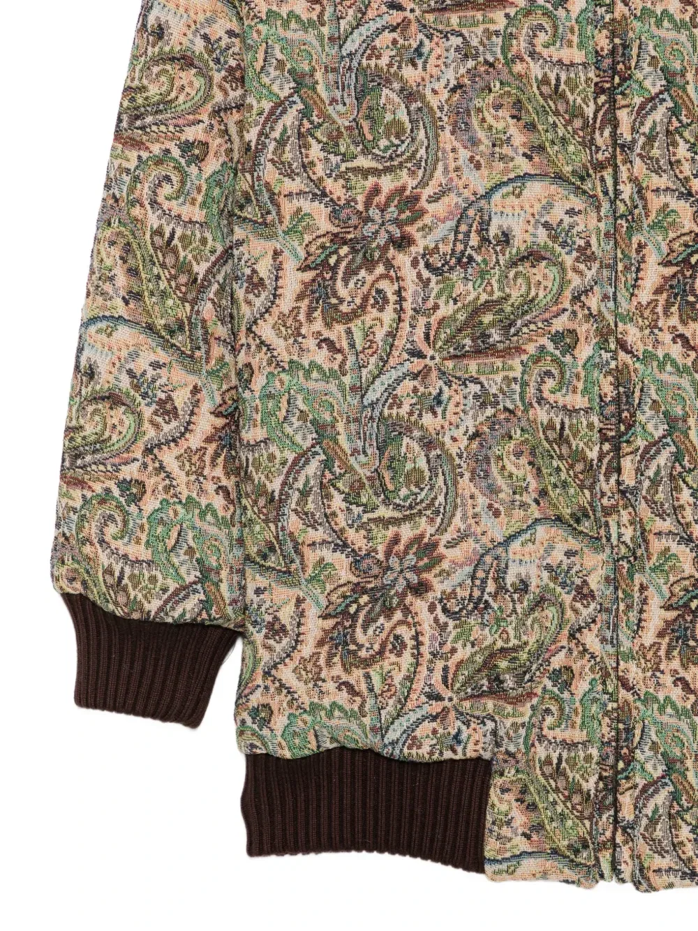 Жакет с жаккардовым узором пейсли Etro Kids, бежевый — фото 3