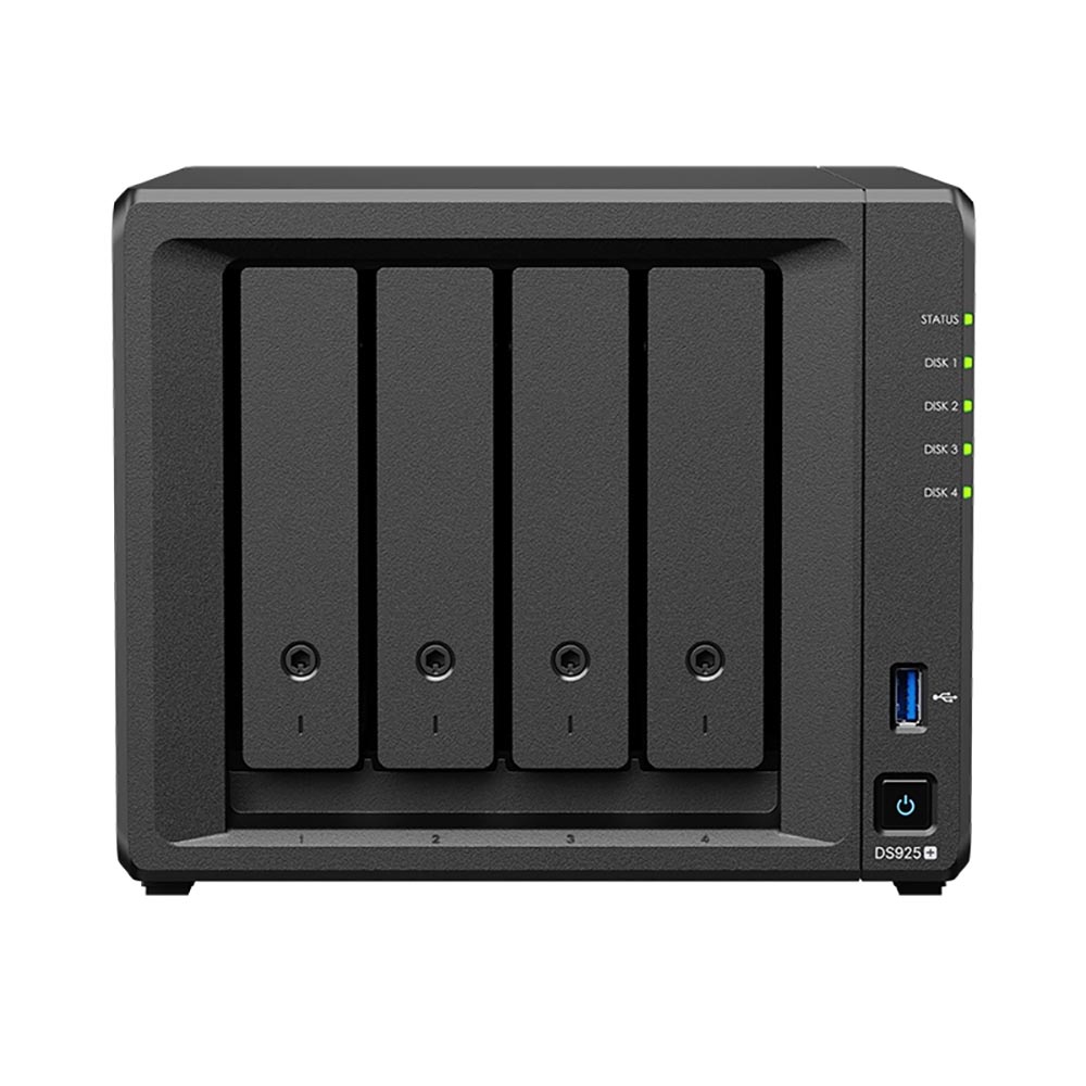 

Сетевое хранилище Synology DS925+, 4 отсека, 12Тб (2 х 6Тб), черный