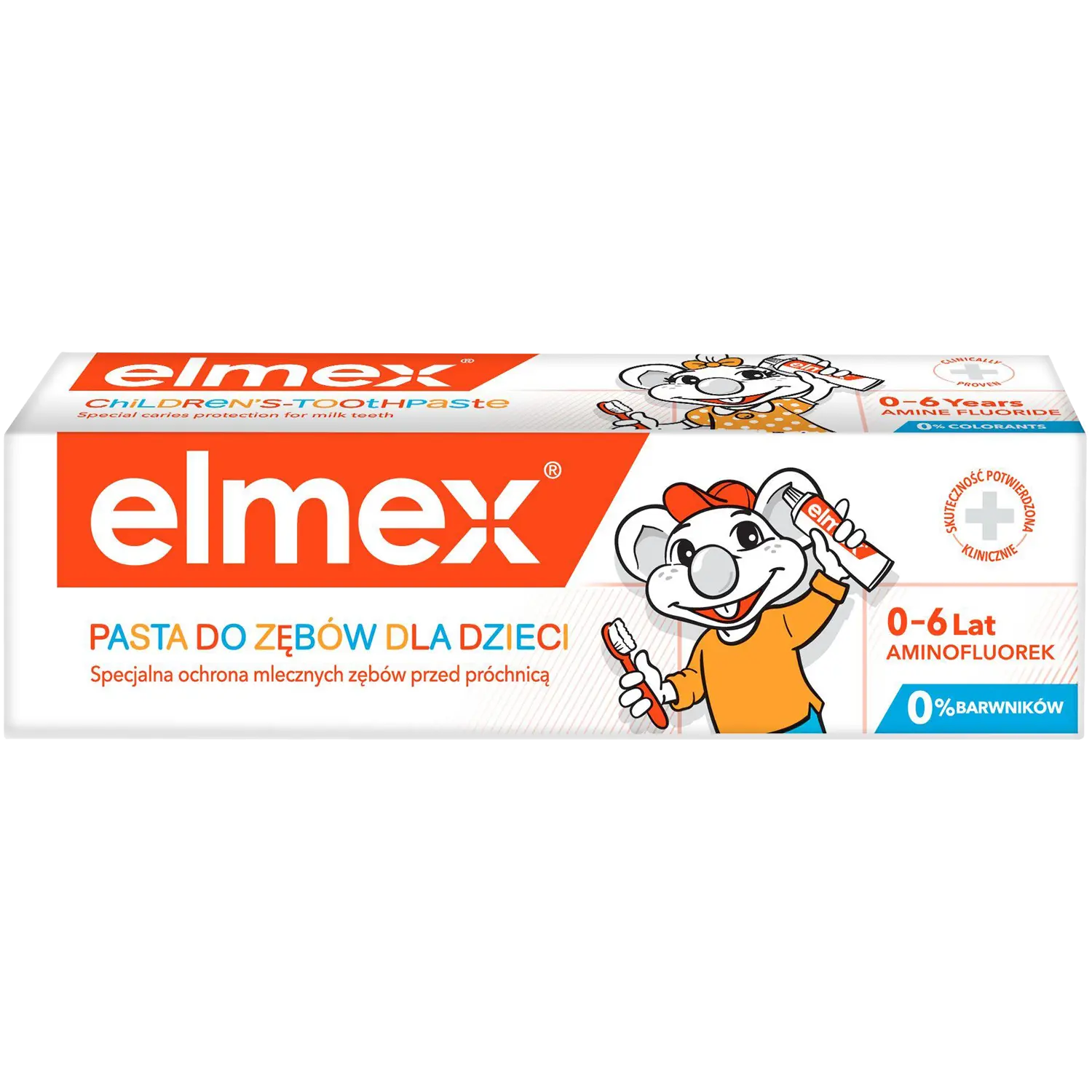 Elmex Dla Dzieci зубная паста для детей 1-6 лет, 50 мл — фото 3