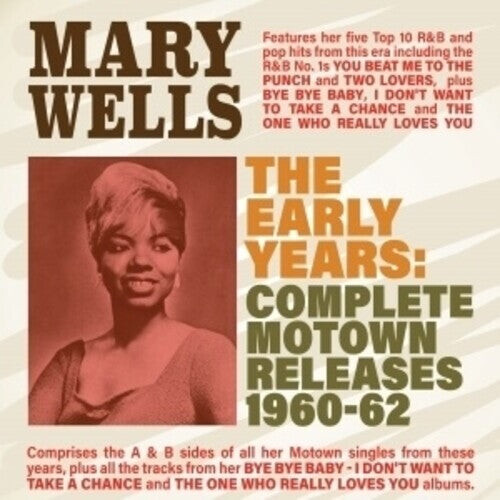 

CD диск Wells, Mary: Early Years: Complete Motown Releases 1960-62