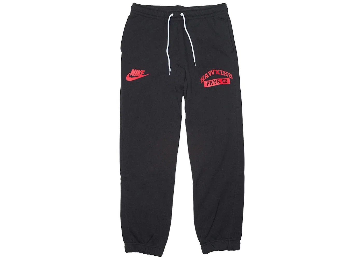 Мужские спортивные брюки Nike x Stranger Things Upside Down Pants, Black/University Red